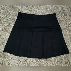 H&M| Black Pleated Skater Mini Skirt with Shorts